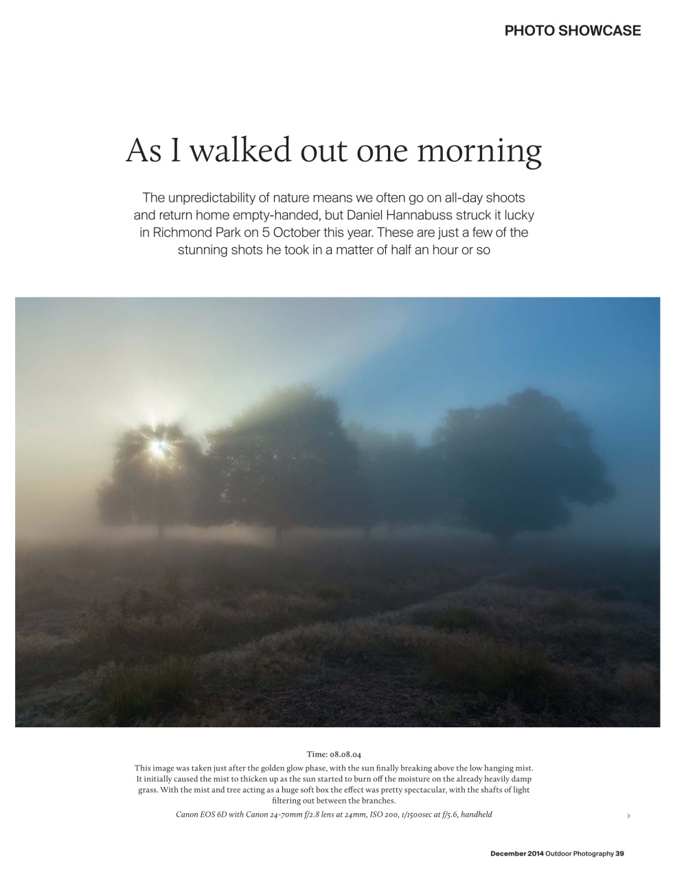 Outdoor Photography Preview Pages