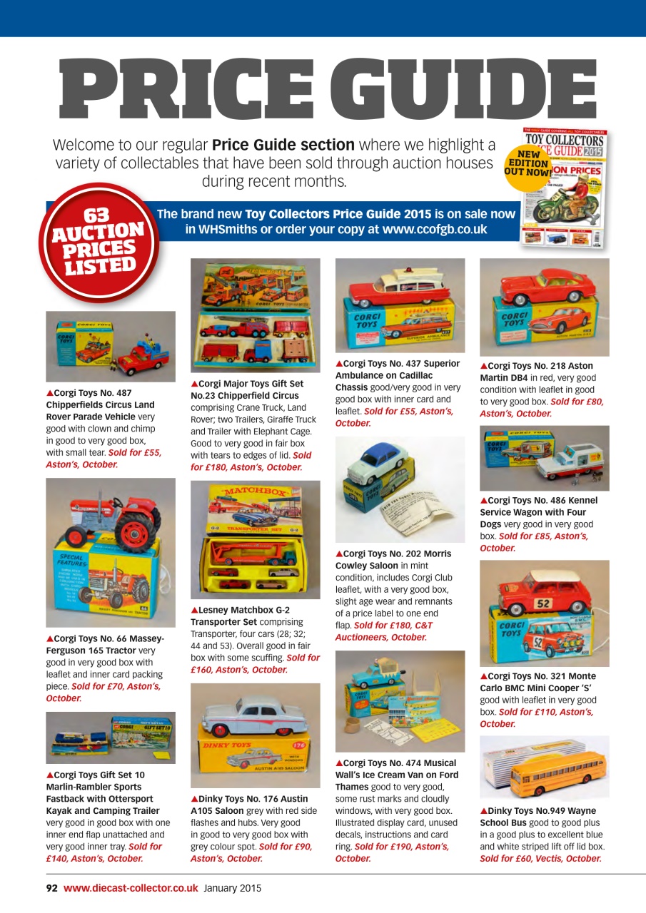 Diecast Collector Preview Pages