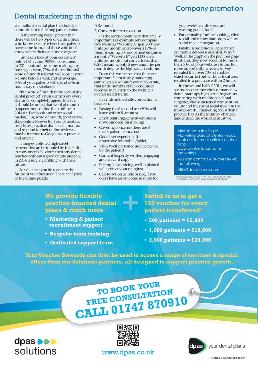Private Dentistry Preview Pages
