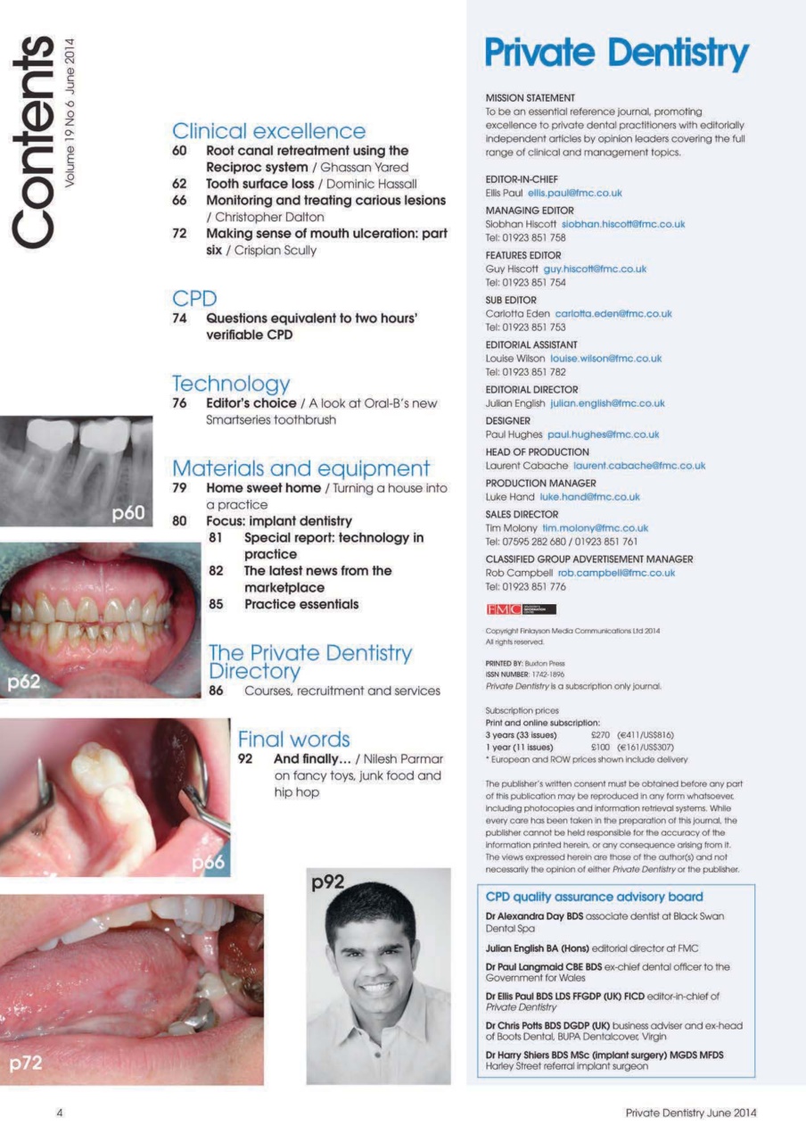 Private Dentistry Preview Pages