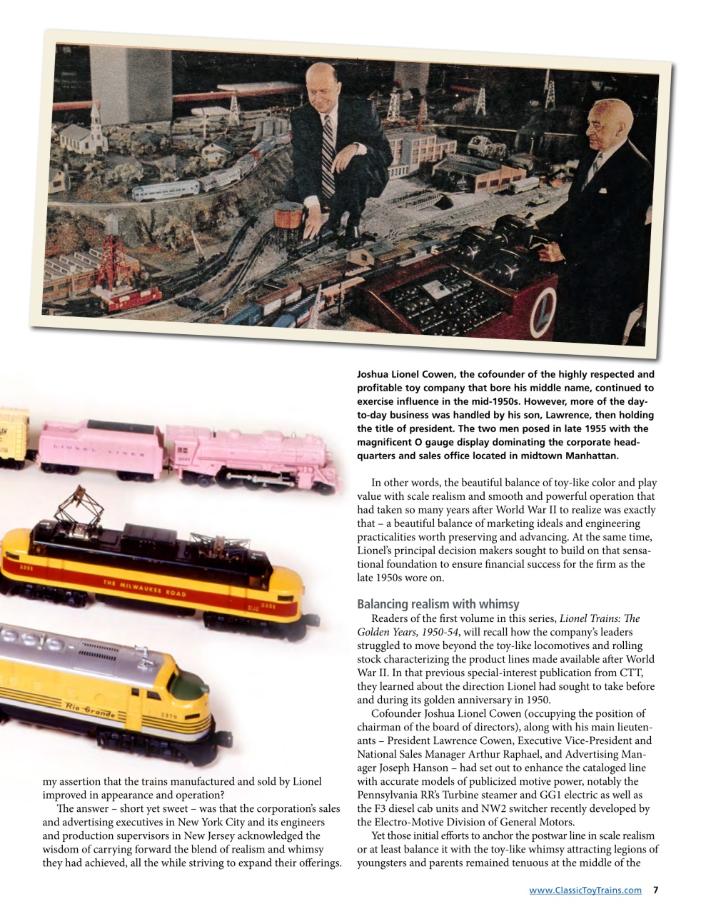 Classic Toy Trains Preview Pages