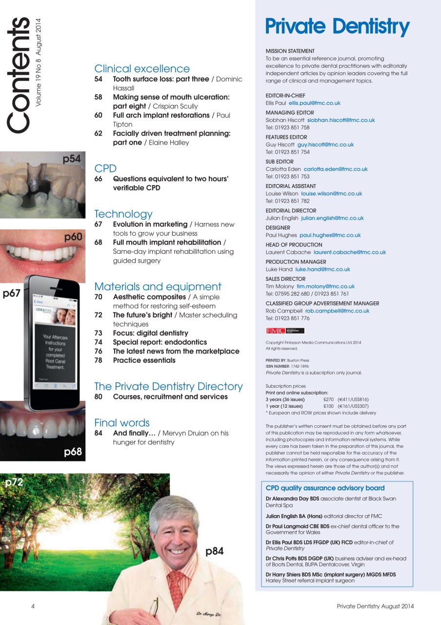 Private Dentistry Preview Pages