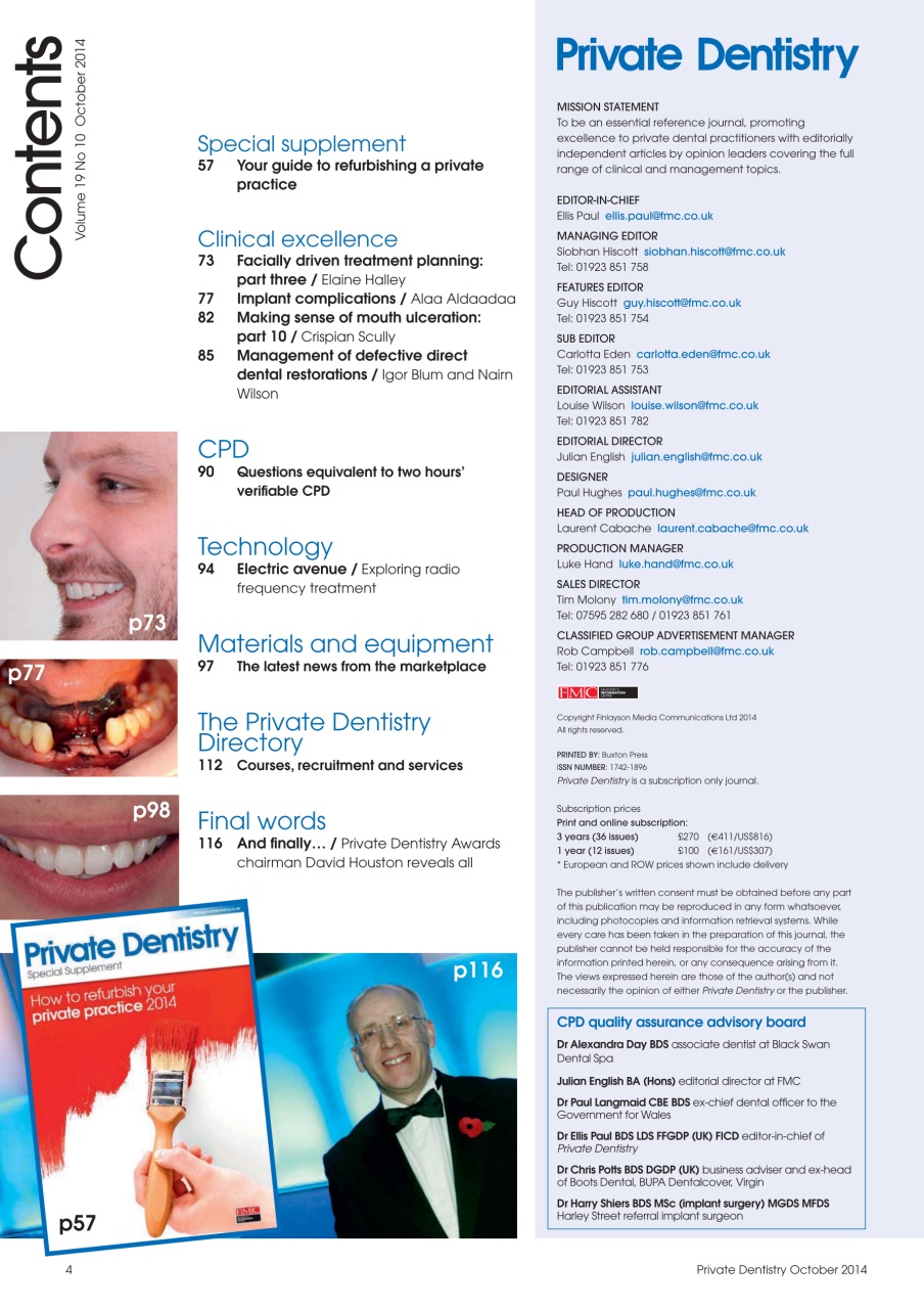 Private Dentistry Preview Pages