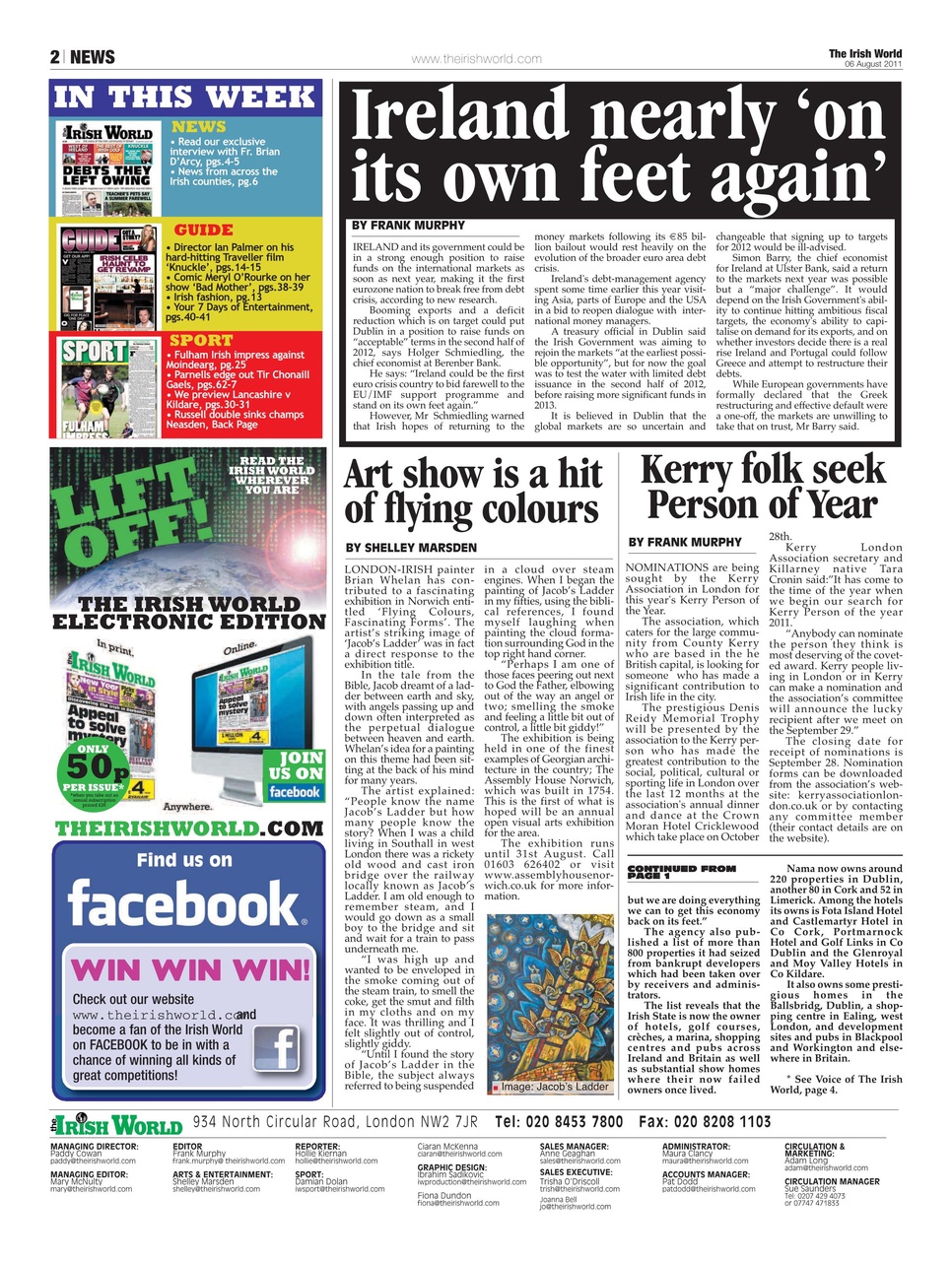 Irish World Preview Pages