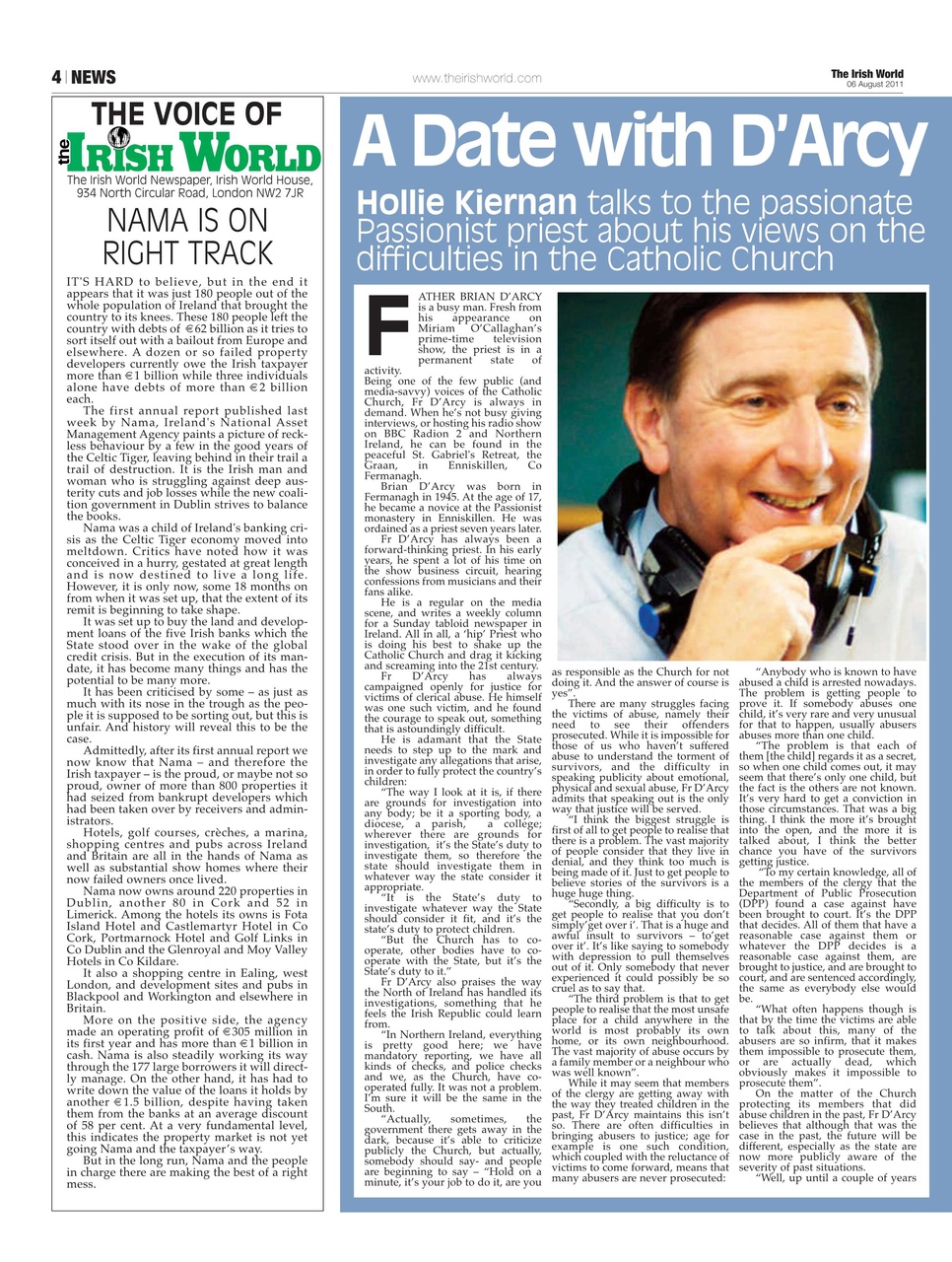 Irish World Preview Pages