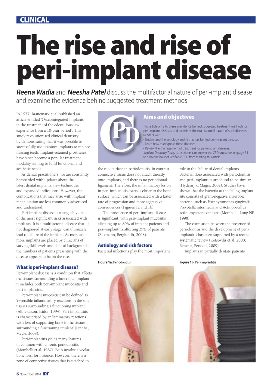 IDT – Implant Dentistry Today Preview Pages