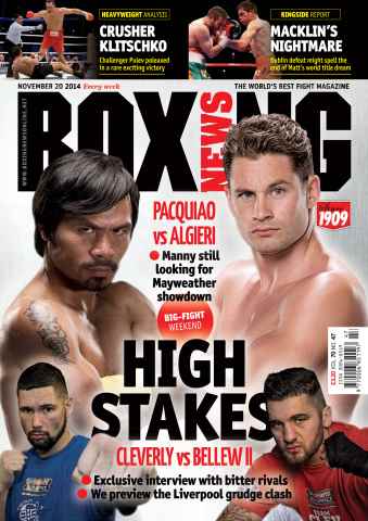 Boxing News issue November 18 2014