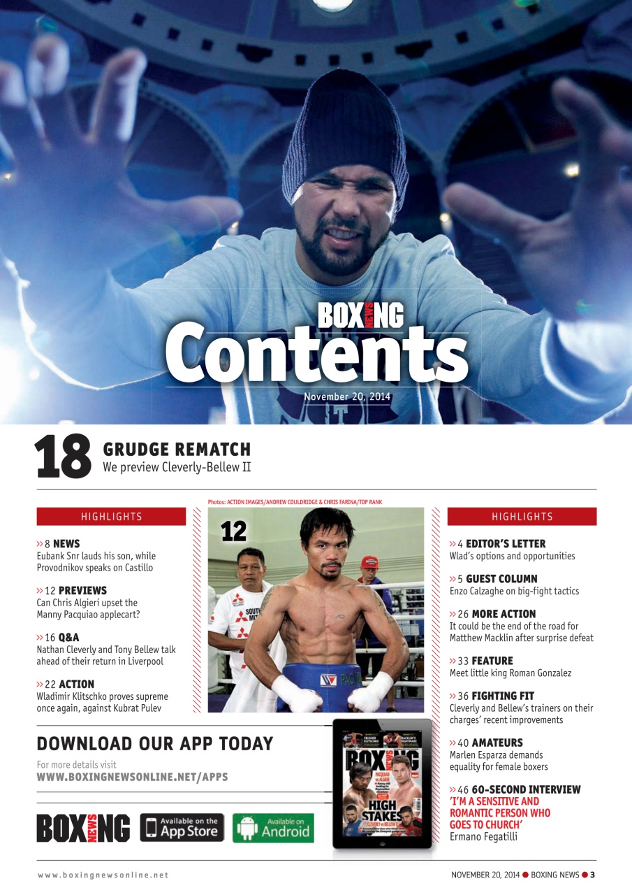 Boxing News Preview Pages