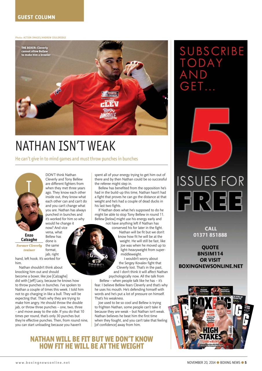 Boxing News Preview Pages