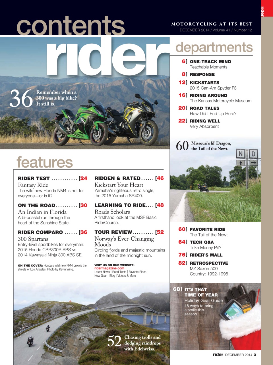 Rider Magazine Preview Pages