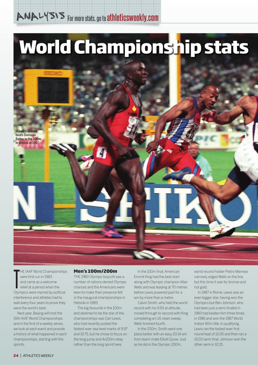 AW – Athletics Weekly Magazine Preview Pages