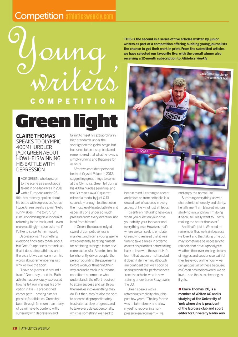 AW – Athletics Weekly Magazine Preview Pages