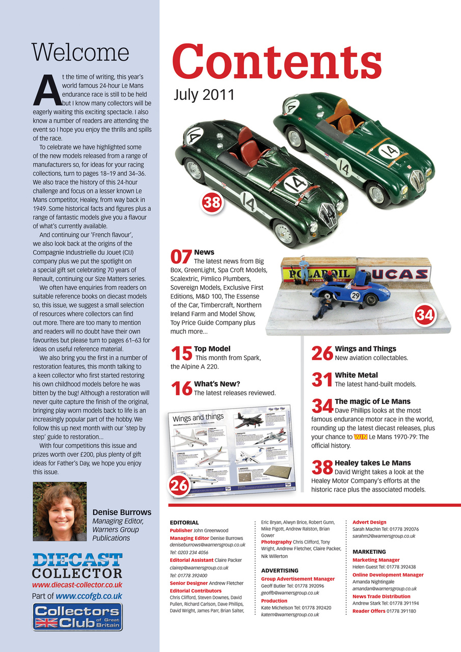 Diecast Collector Preview Pages