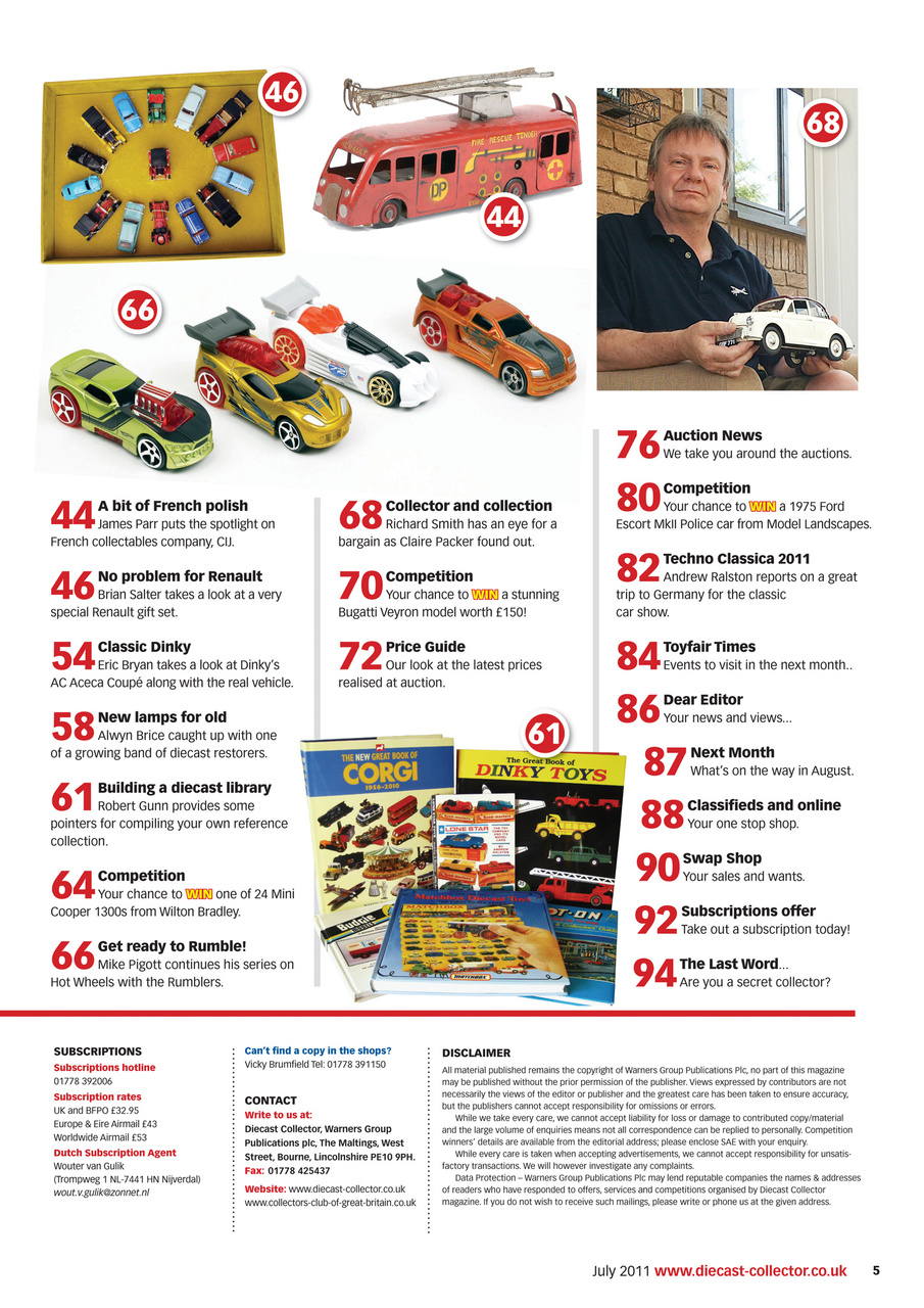 Diecast Collector Preview Pages