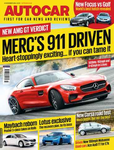 Autocar issue 19th November 2014