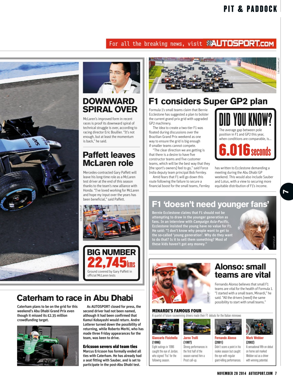 Autosport Preview Pages