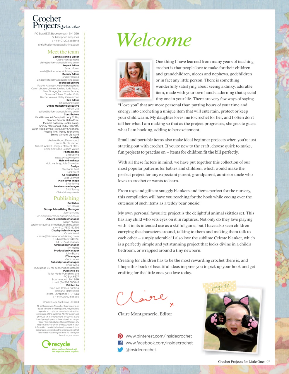 Inside Crochet Preview Pages