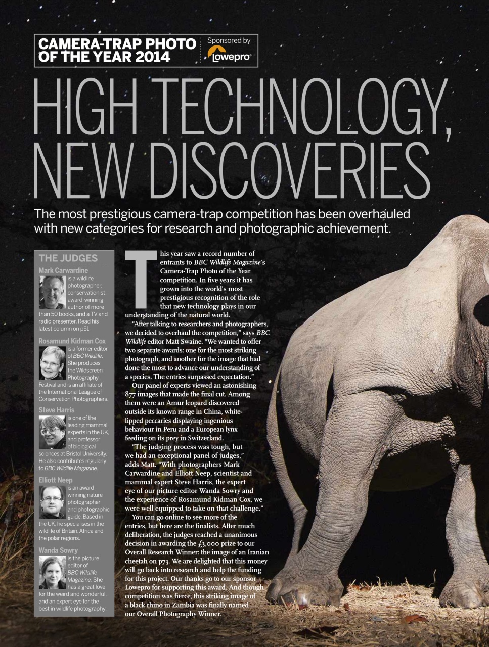 BBC Wildlife Magazine Preview Pages