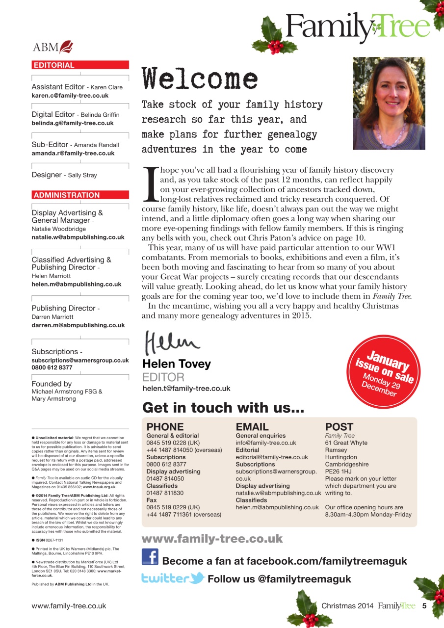 Family Tree Preview Pages