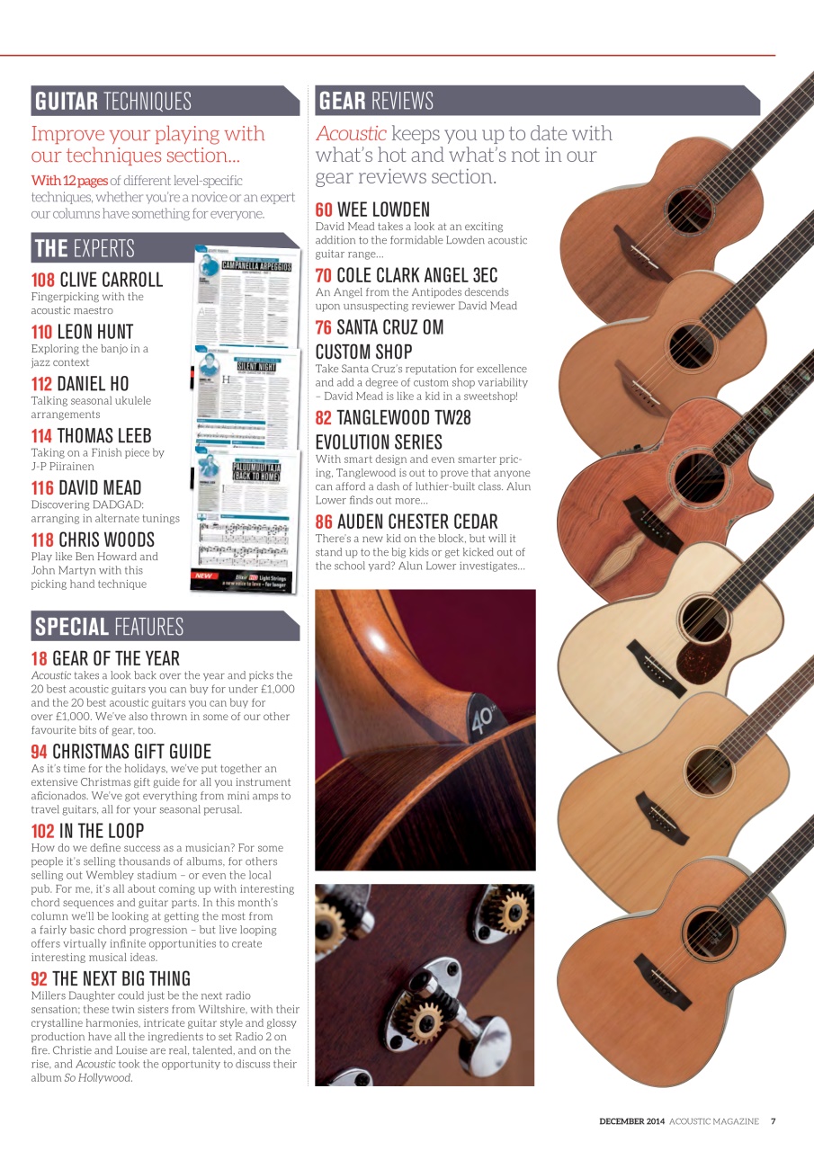 Acoustic Preview Pages