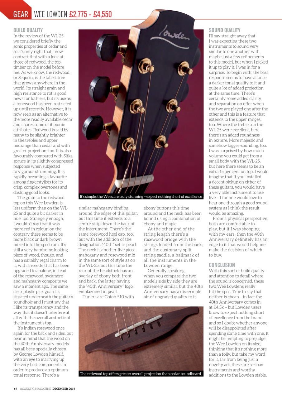 Acoustic Preview Pages