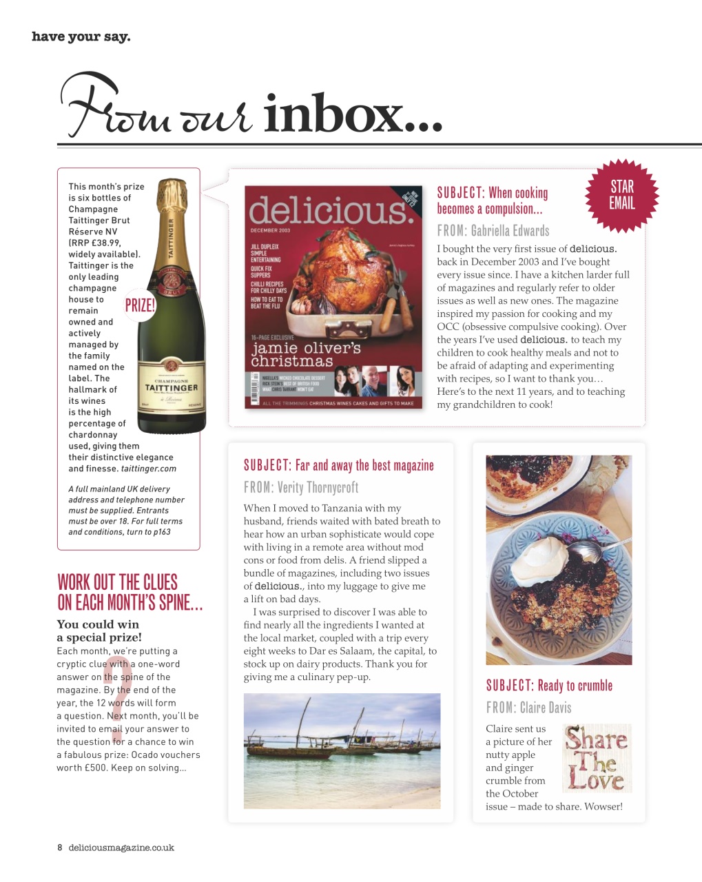 delicious. Magazine Preview Pages