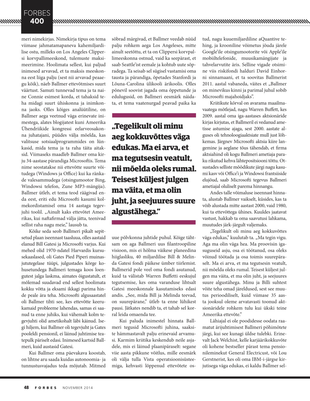 Forbes Estonia Preview Pages