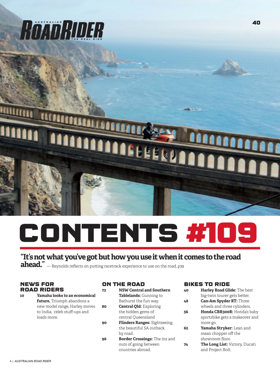 Australian Road Rider Preview Pages