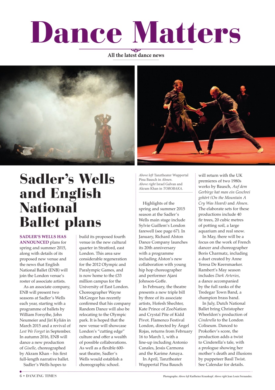 Dancing Times Preview Pages