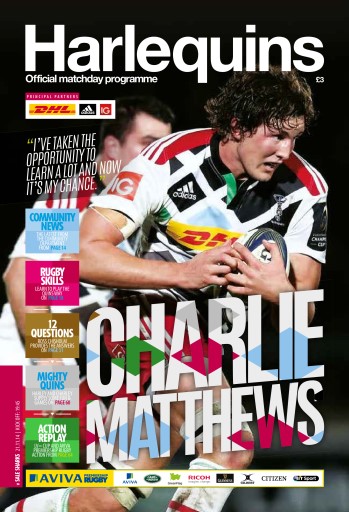 Harlequins issue 
