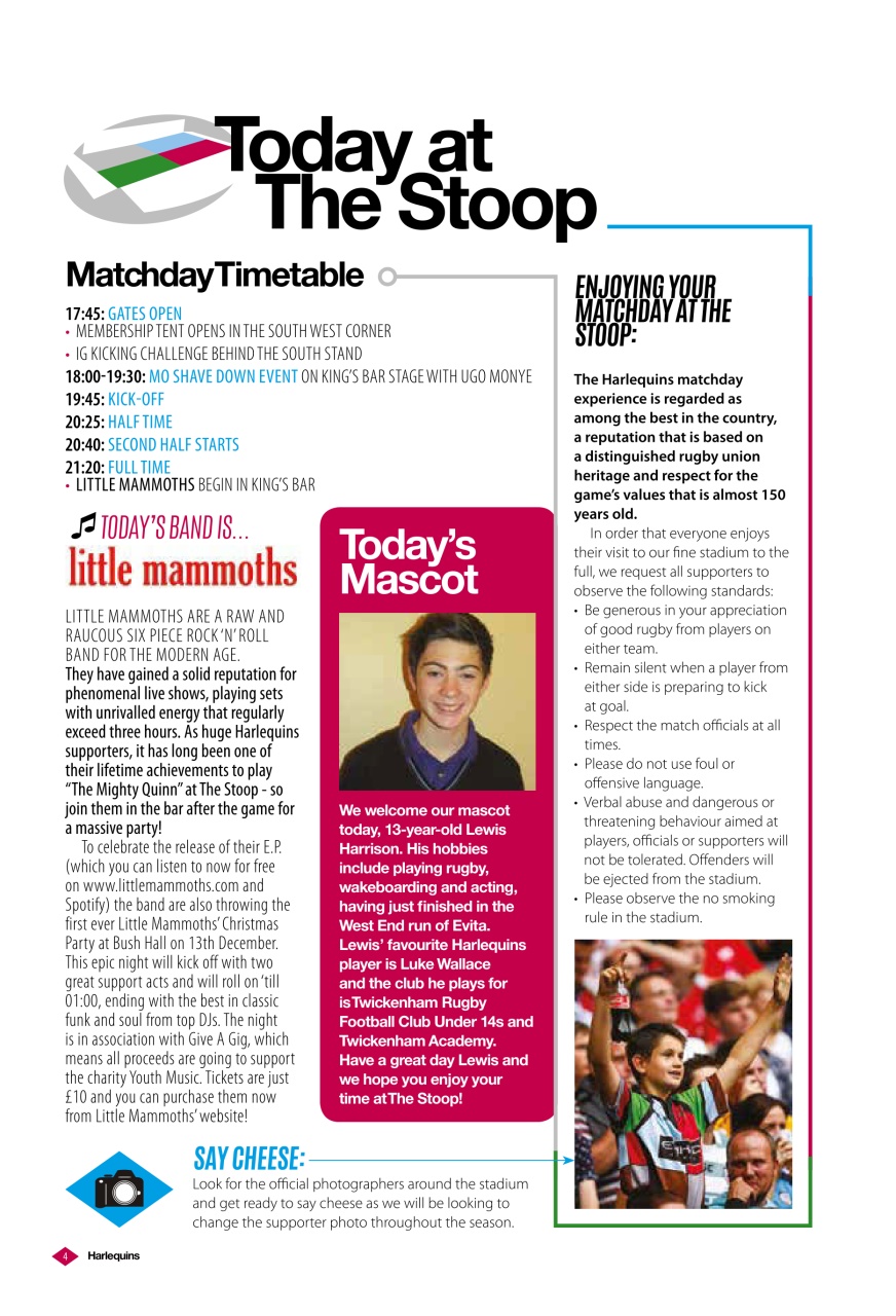 Harlequins Preview Pages