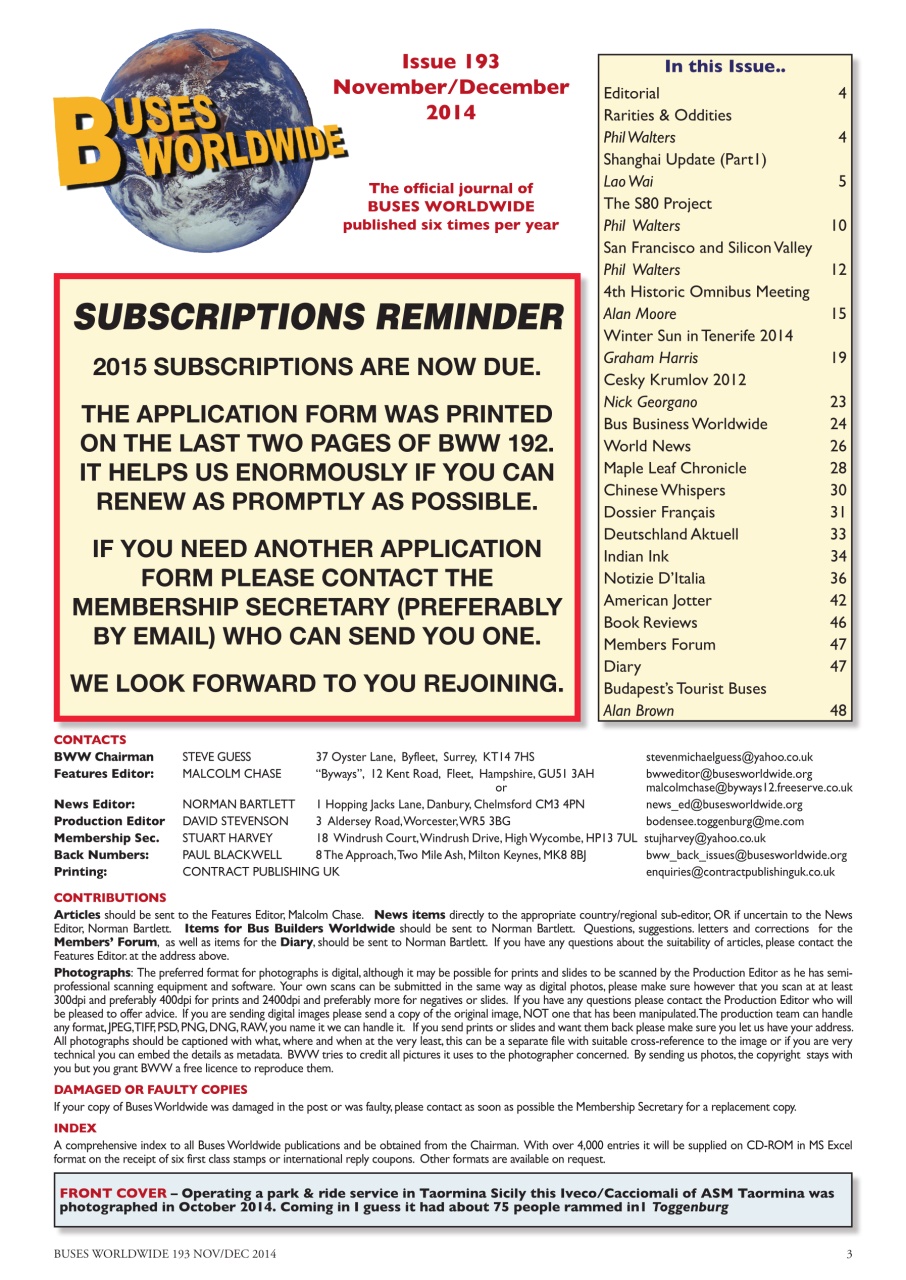 Buses Worldwide Preview Pages