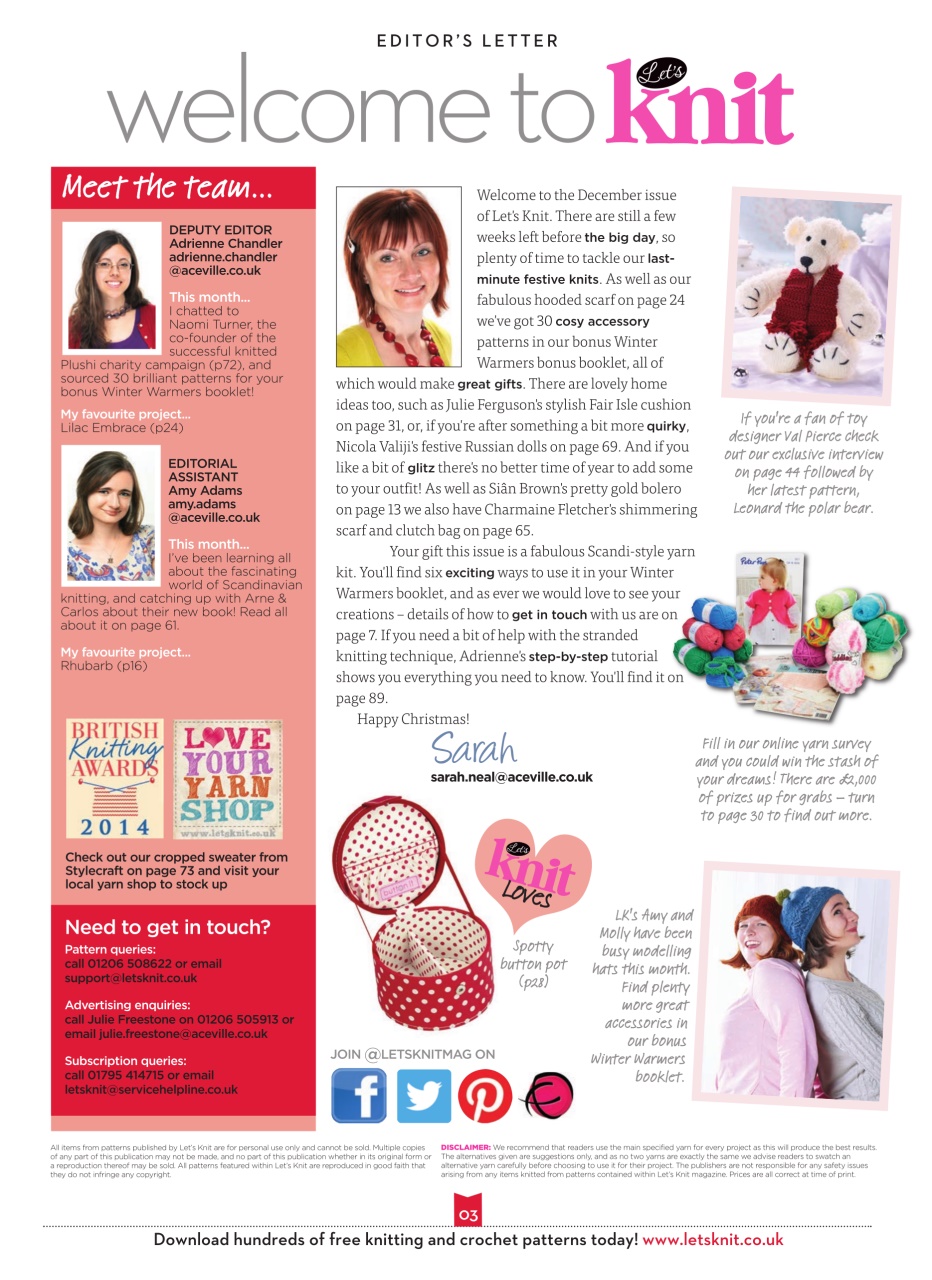 Let's Knit Preview Pages