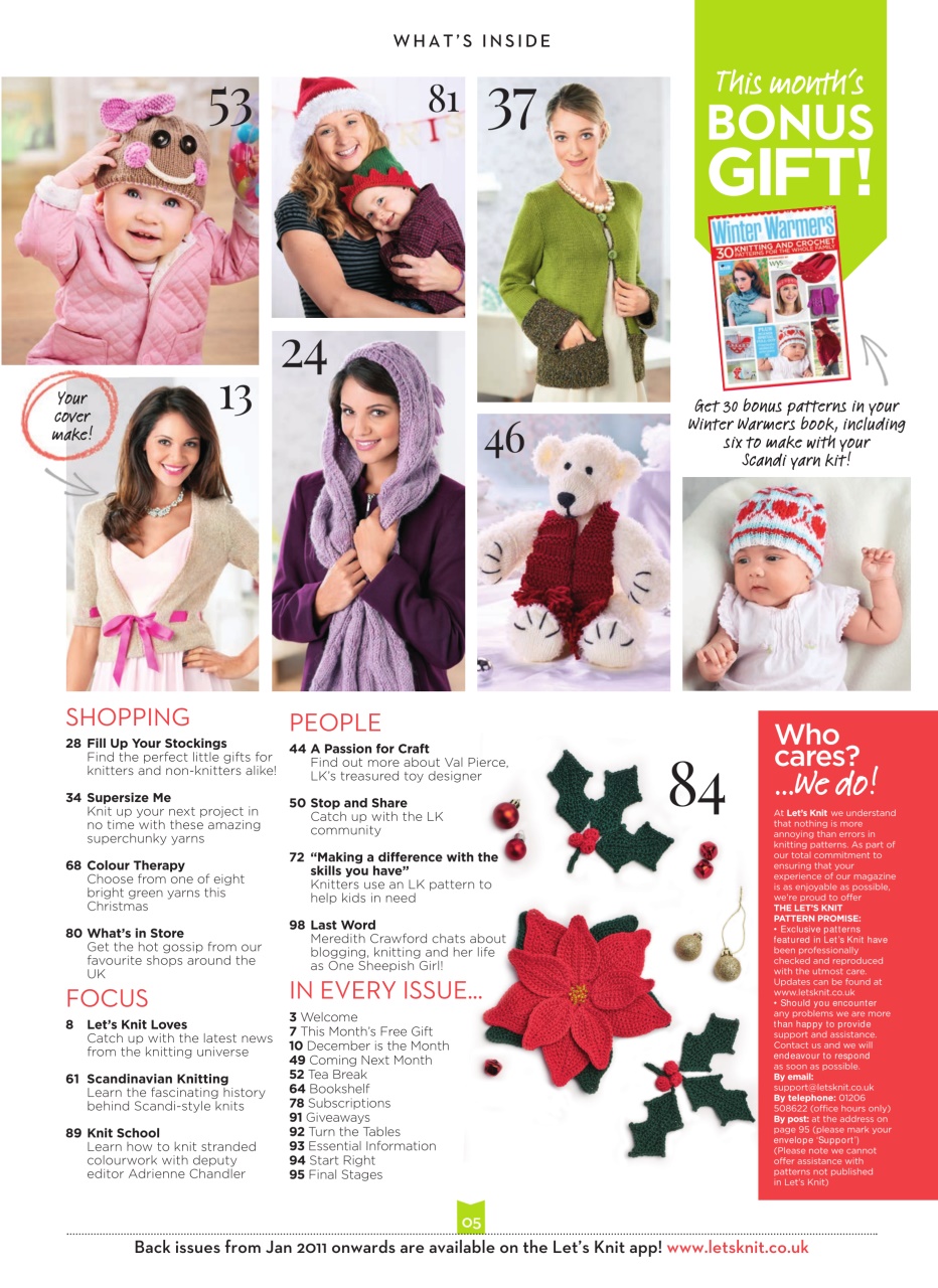 Let's Knit Preview Pages