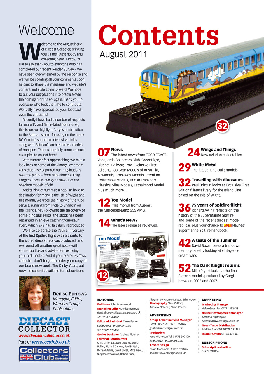 Diecast Collector Preview Pages