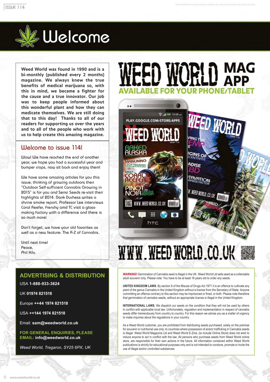 Weed World Preview Pages