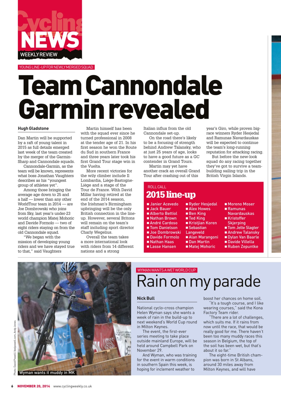 Cycling Weekly Preview Pages