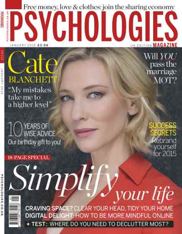 Psychologies issue No.112 Cate Blanchett