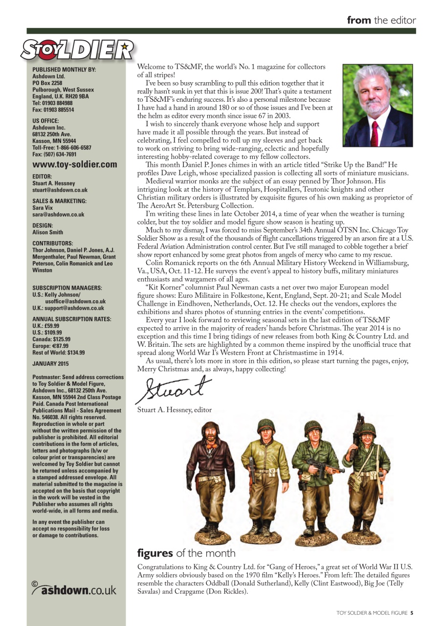 Toy Soldier & Model Figure Preview Pages