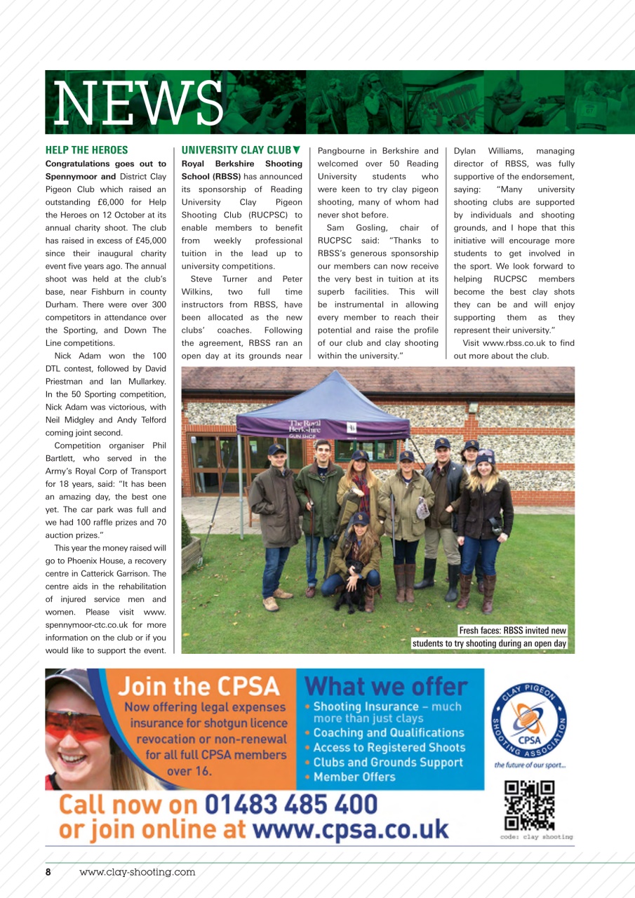 Clay Shooting Preview Pages