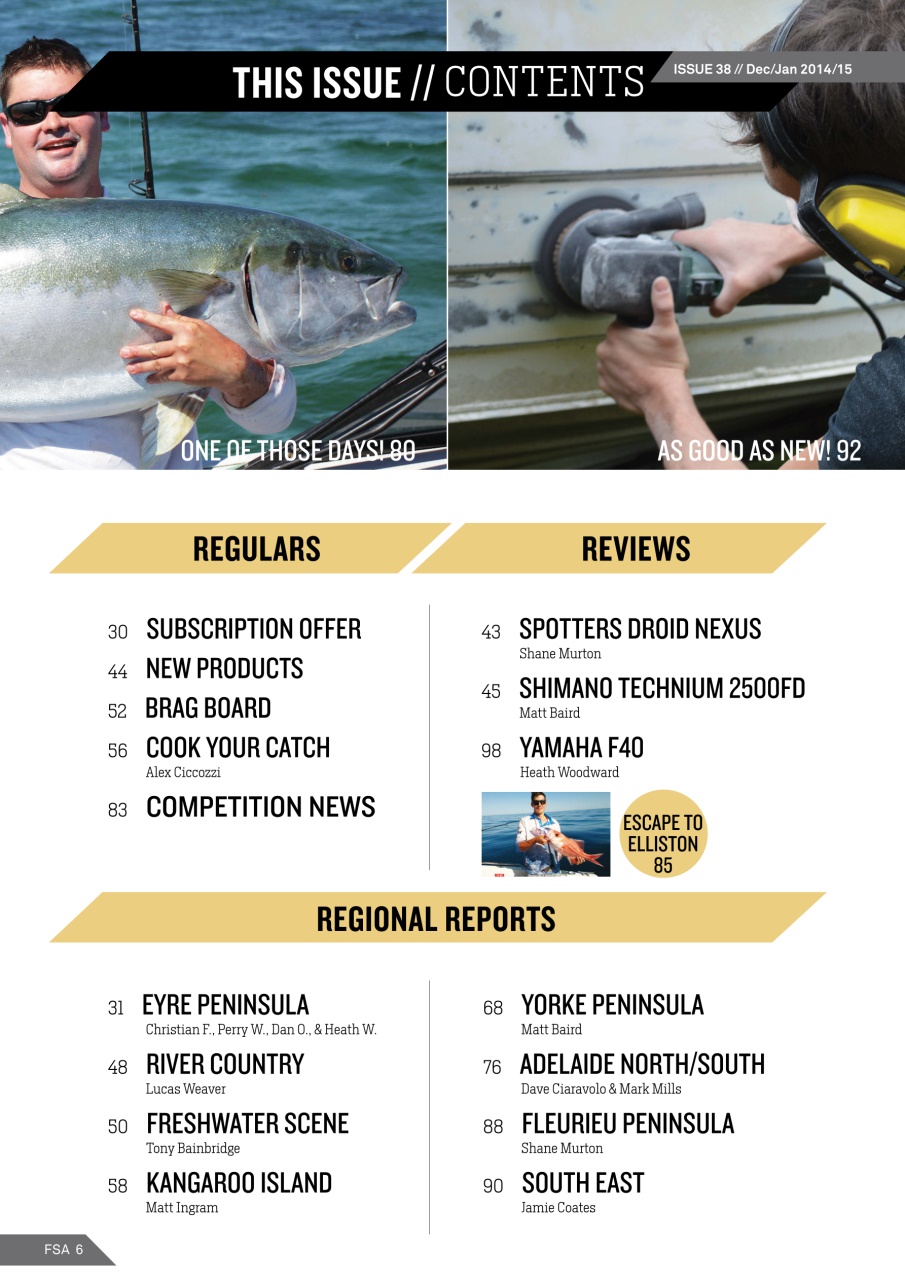 Fishing SA Preview Pages