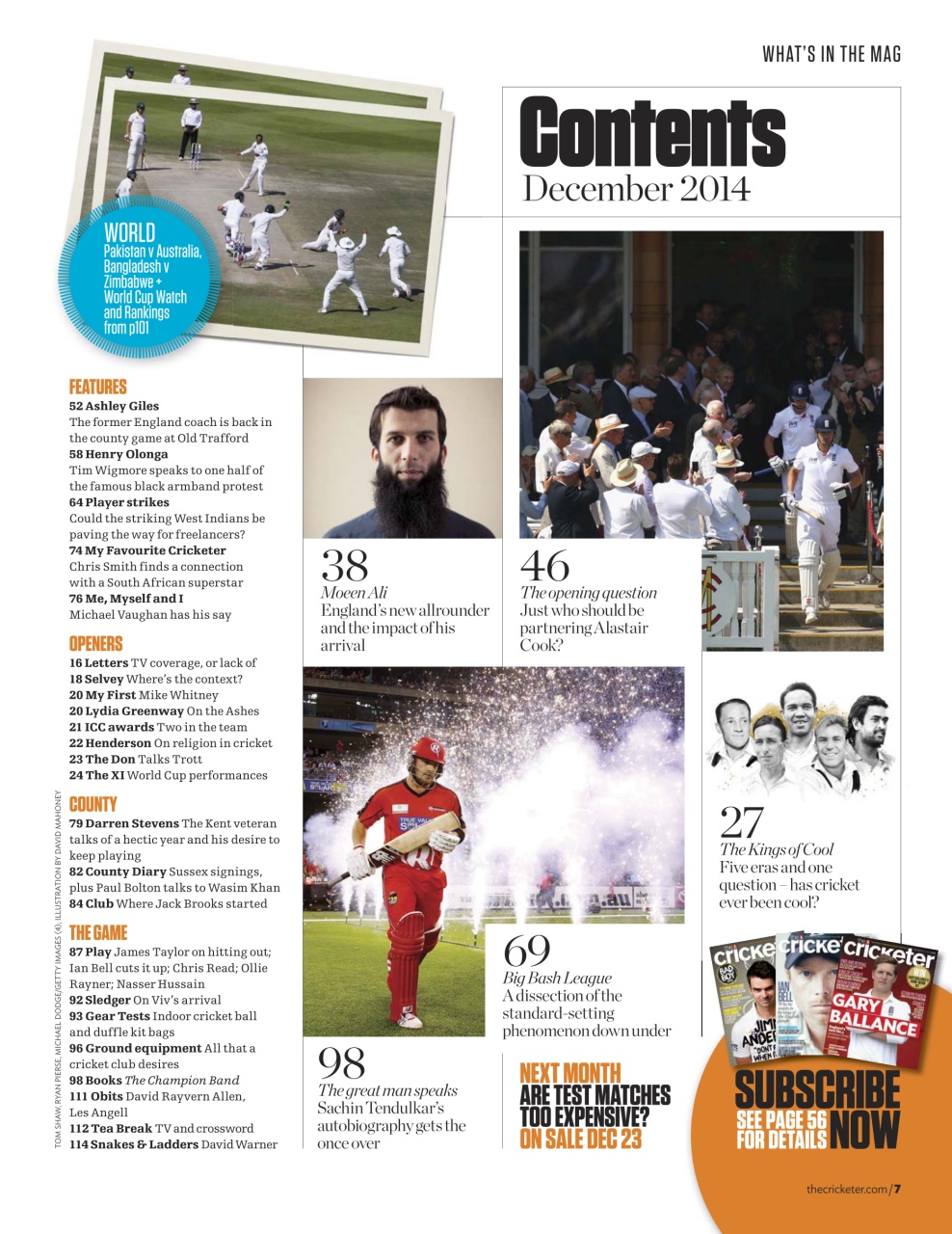 The Cricketer Magazine Preview Pages
