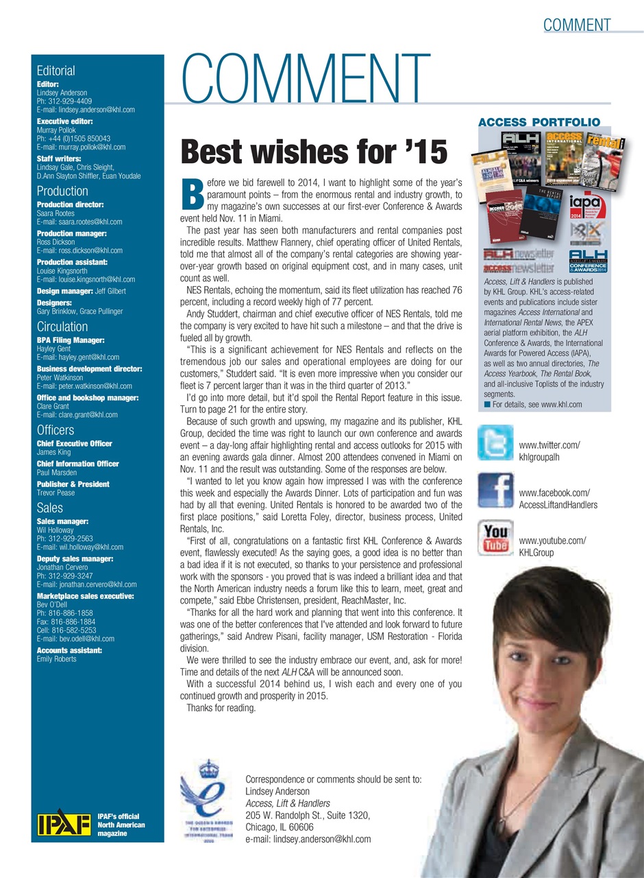 Access, Lift & Handlers Preview Pages