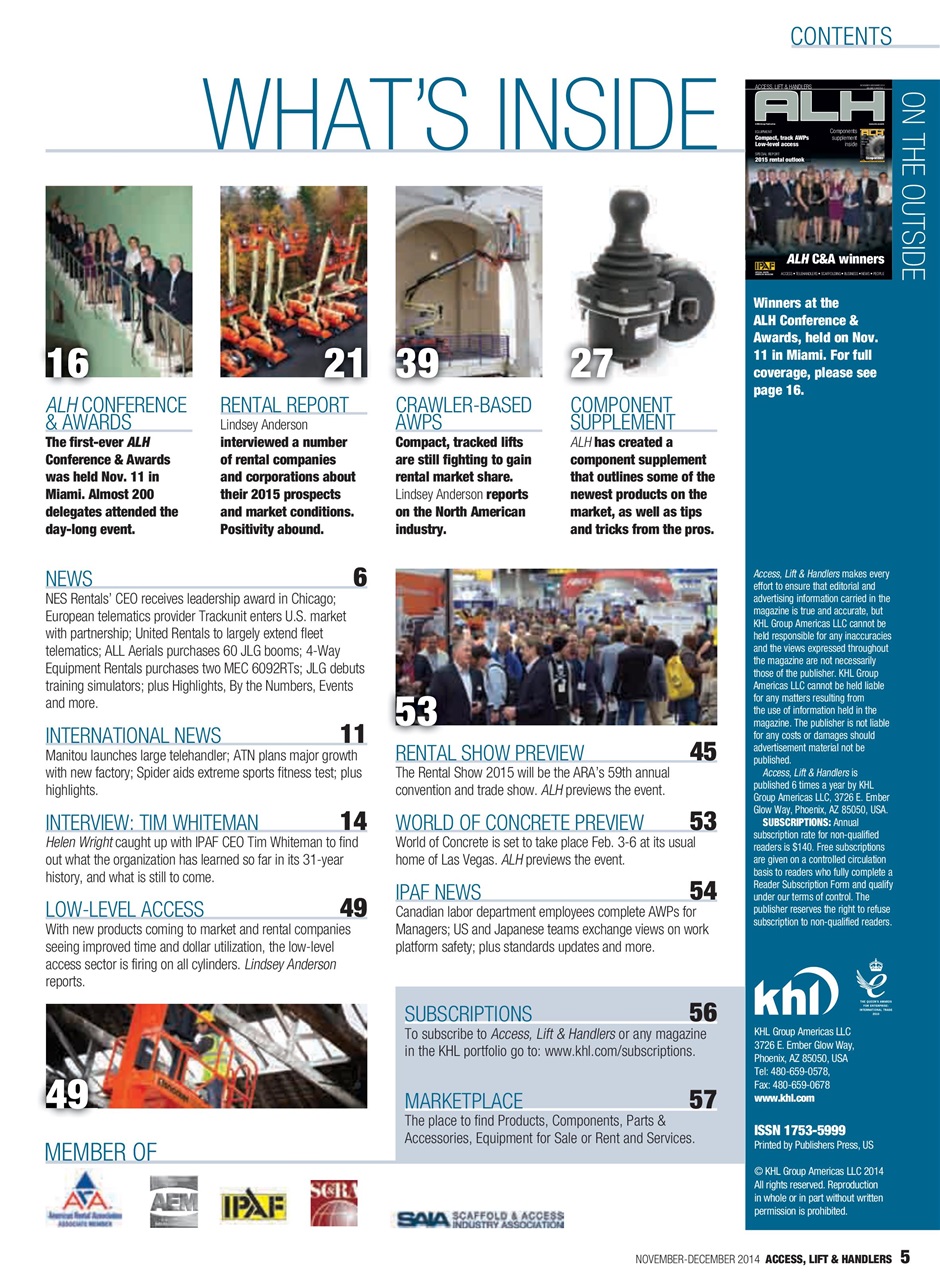 Access, Lift & Handlers Preview Pages