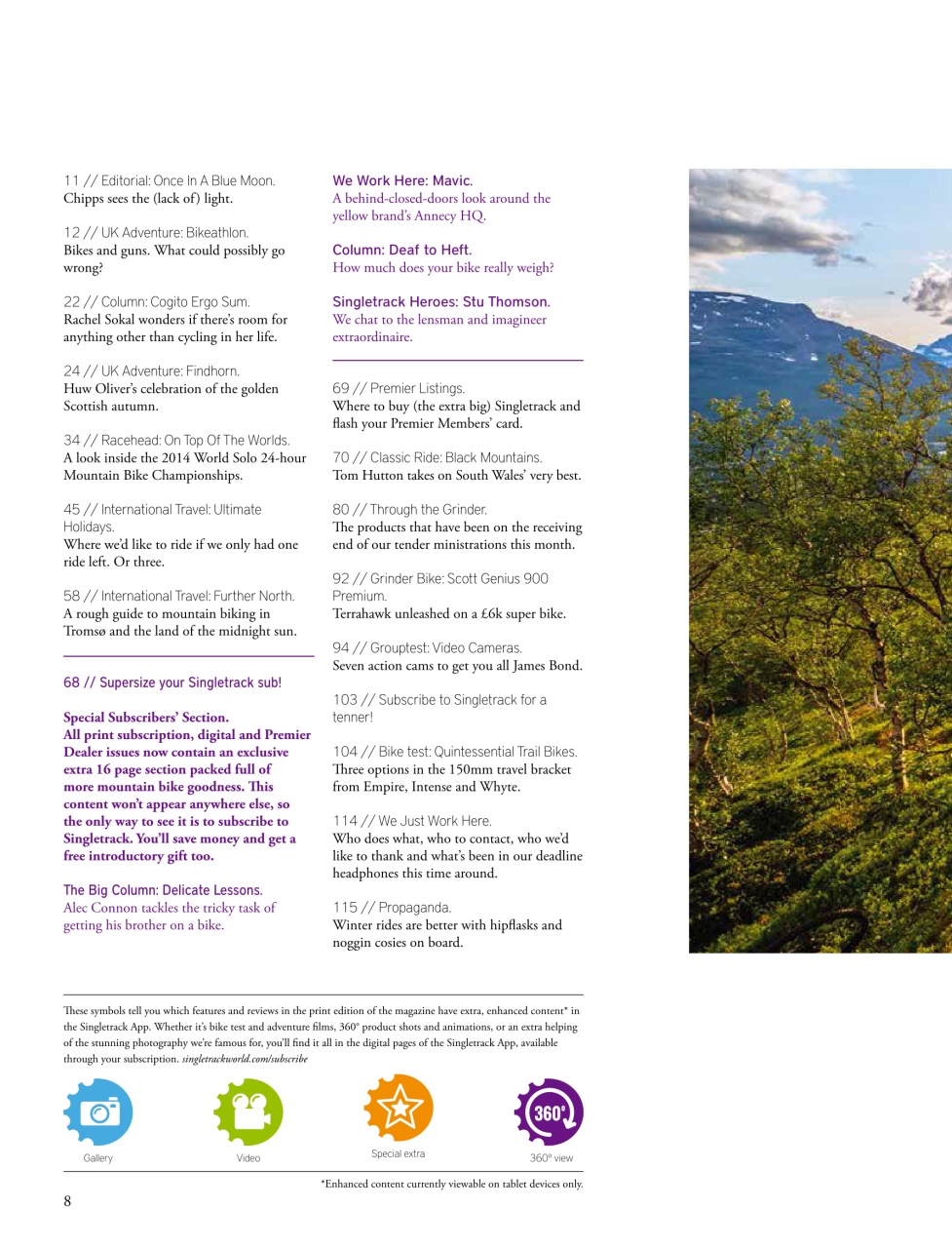 Singletrack Preview Pages