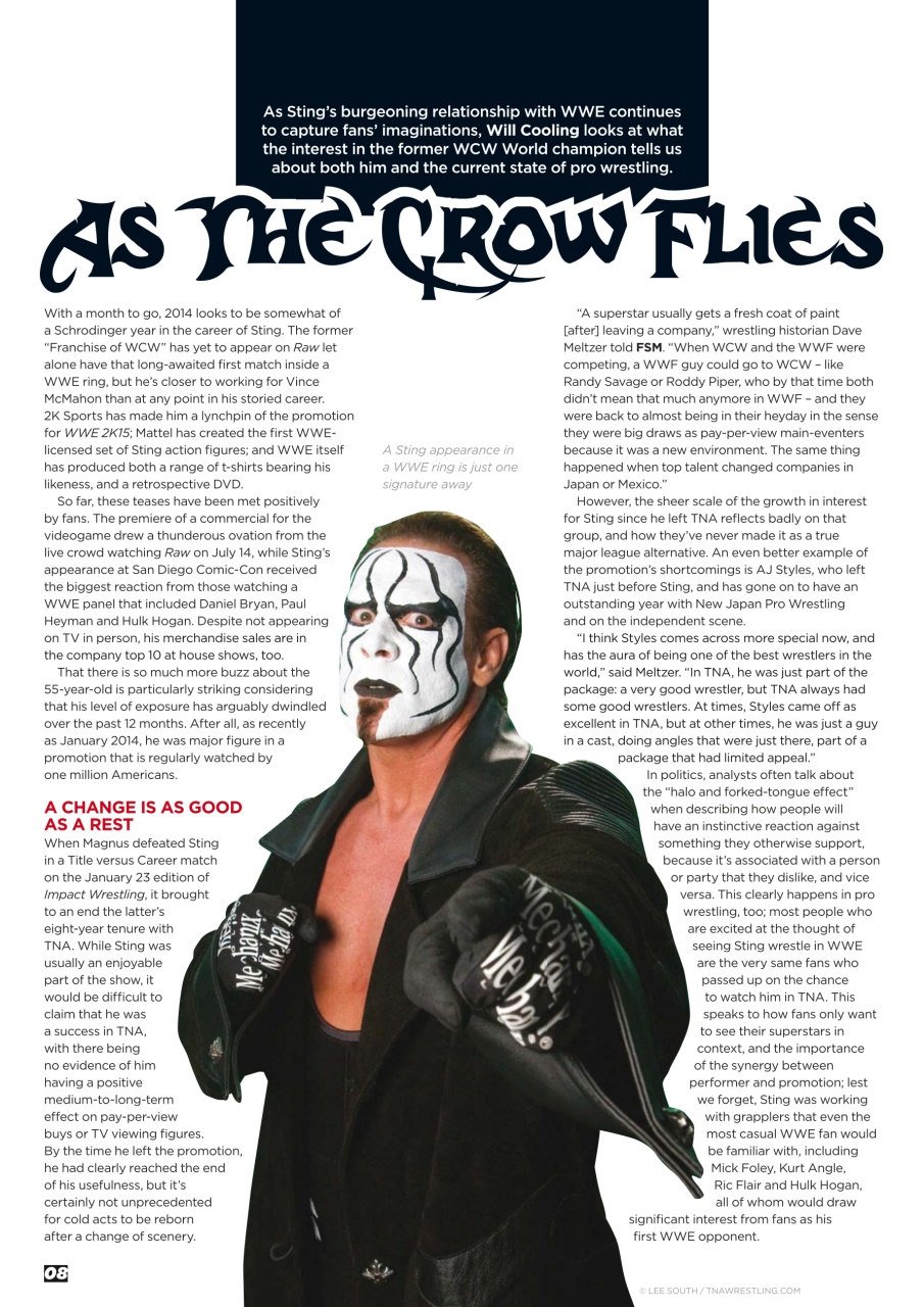 Wrestletalk Magazine Preview Pages