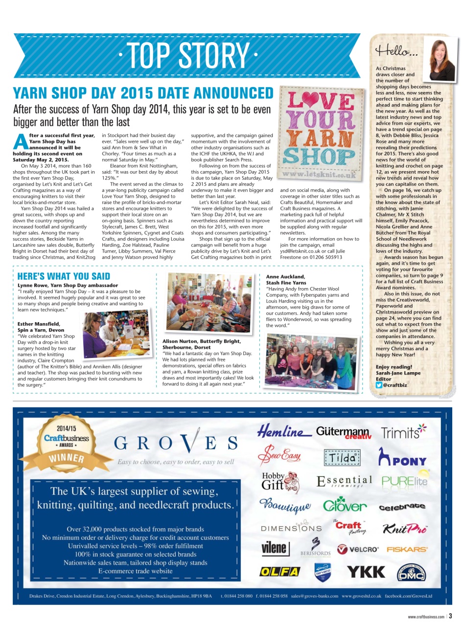 Craft Business Preview Pages