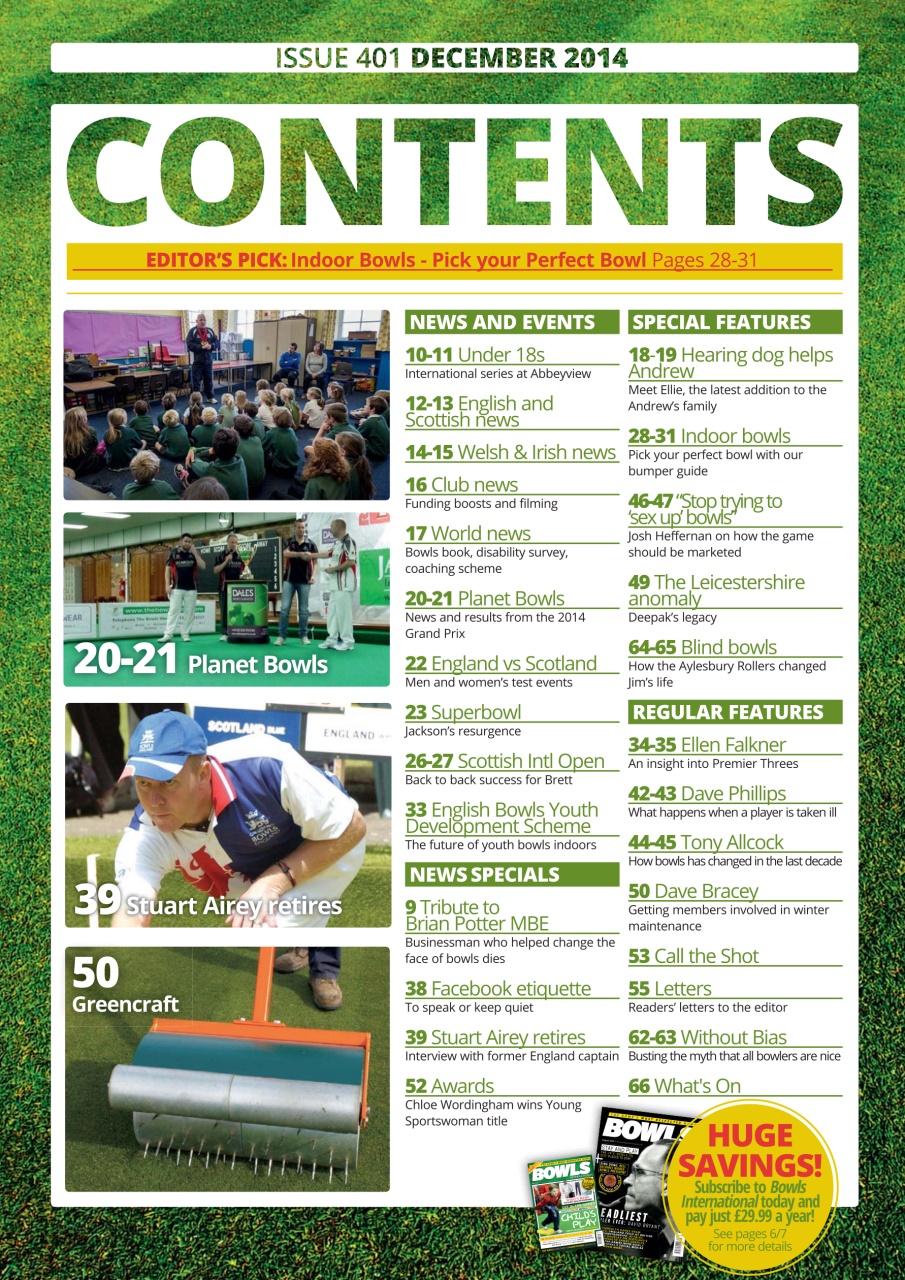 Bowls International Preview Pages