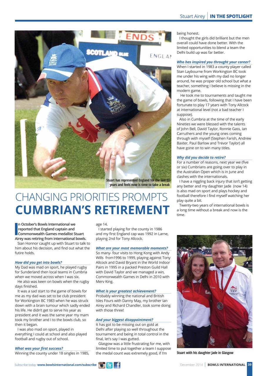 Bowls International Preview Pages