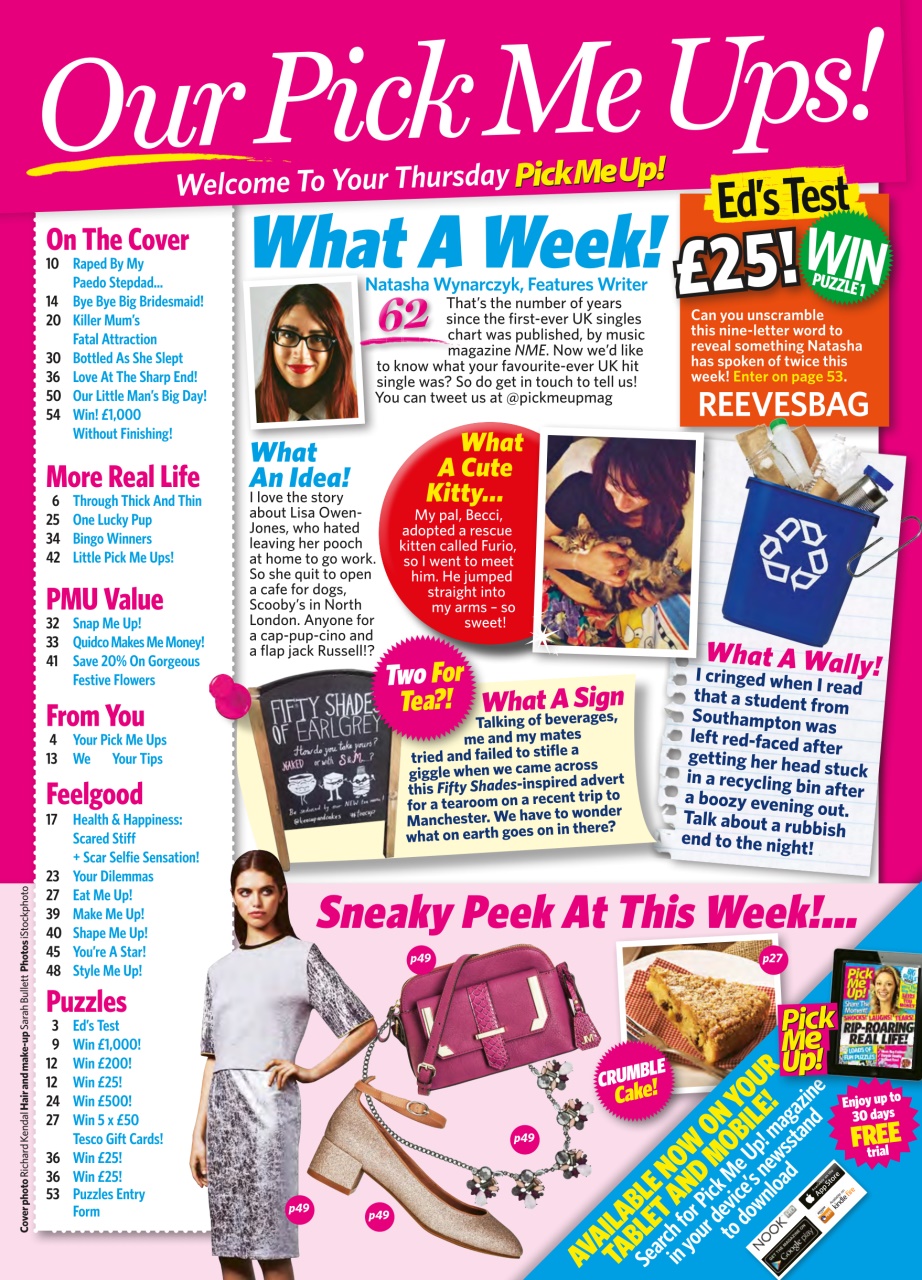 Pick Me Up Preview Pages